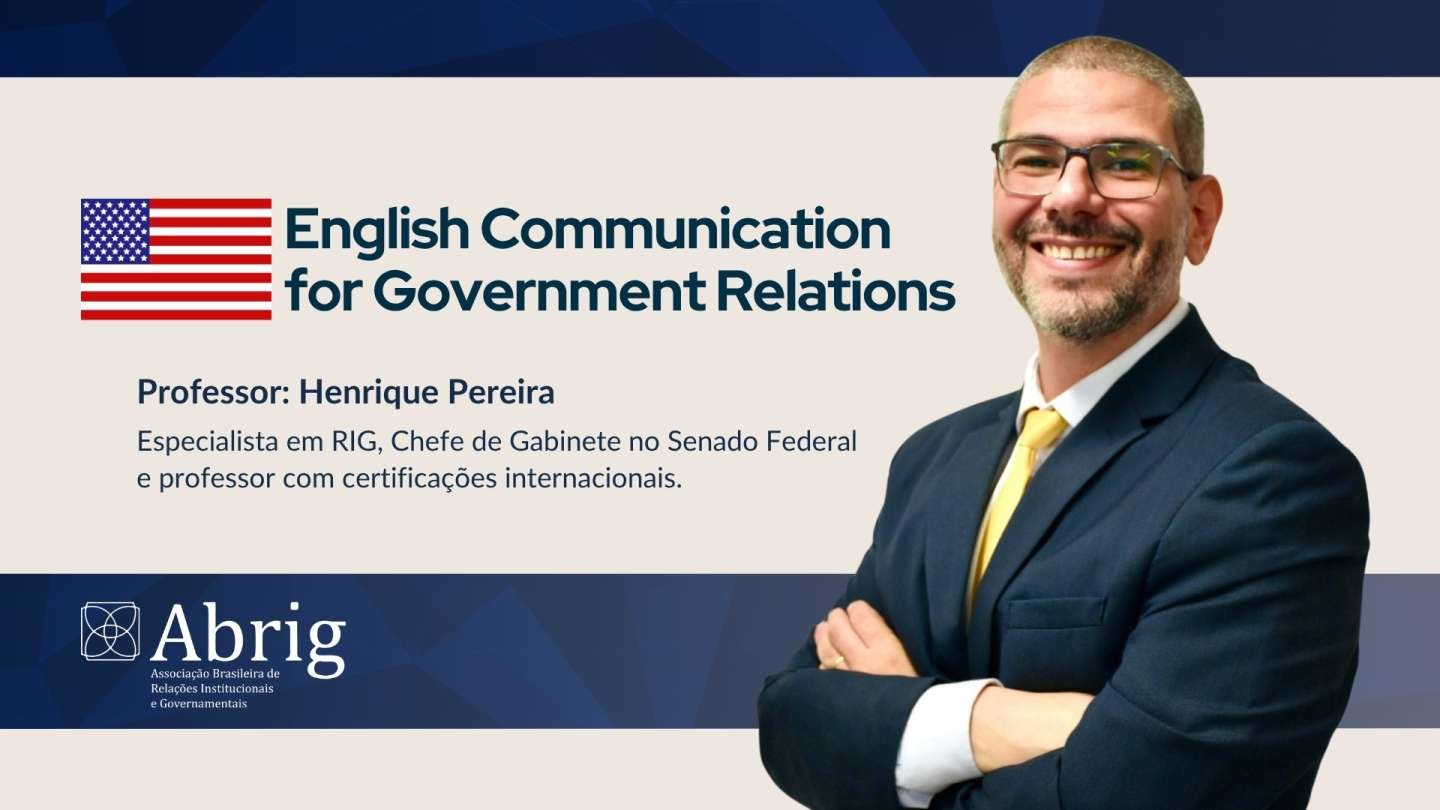 Inglês se torna essencial no RIG e Abrig lança curso com foco na comunicação institucional
