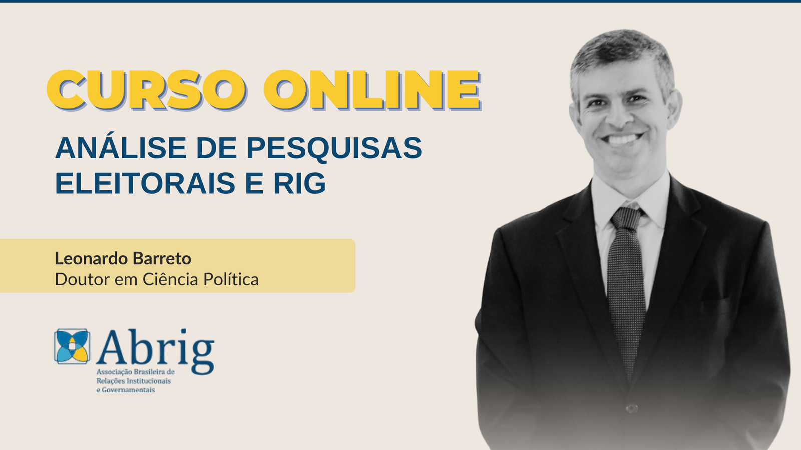 ABRIG lança novo curso sobre análise de pesquisas eleitorais